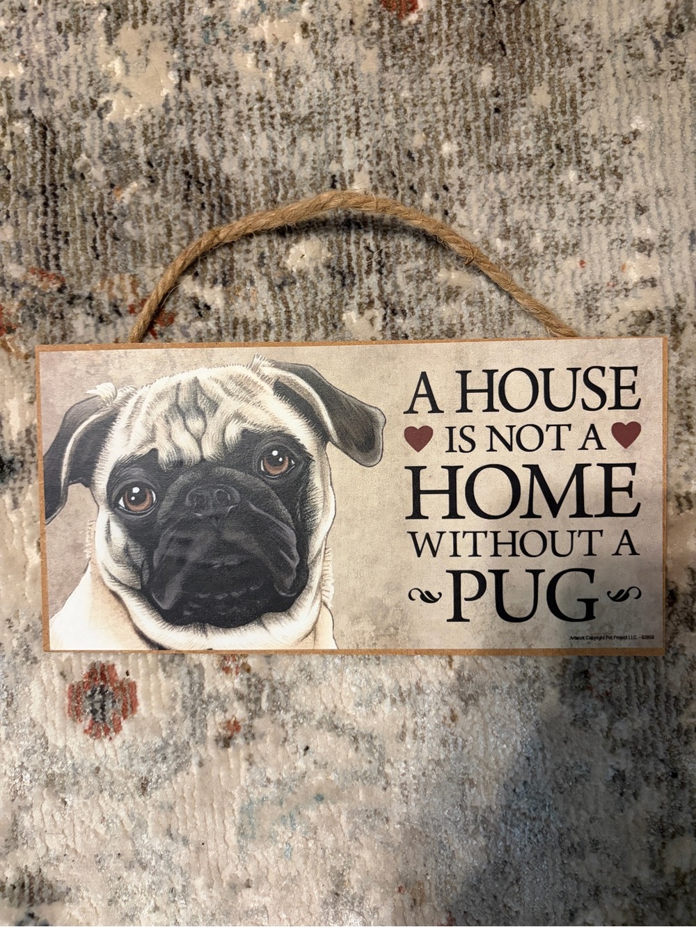 Decor Pug Sign